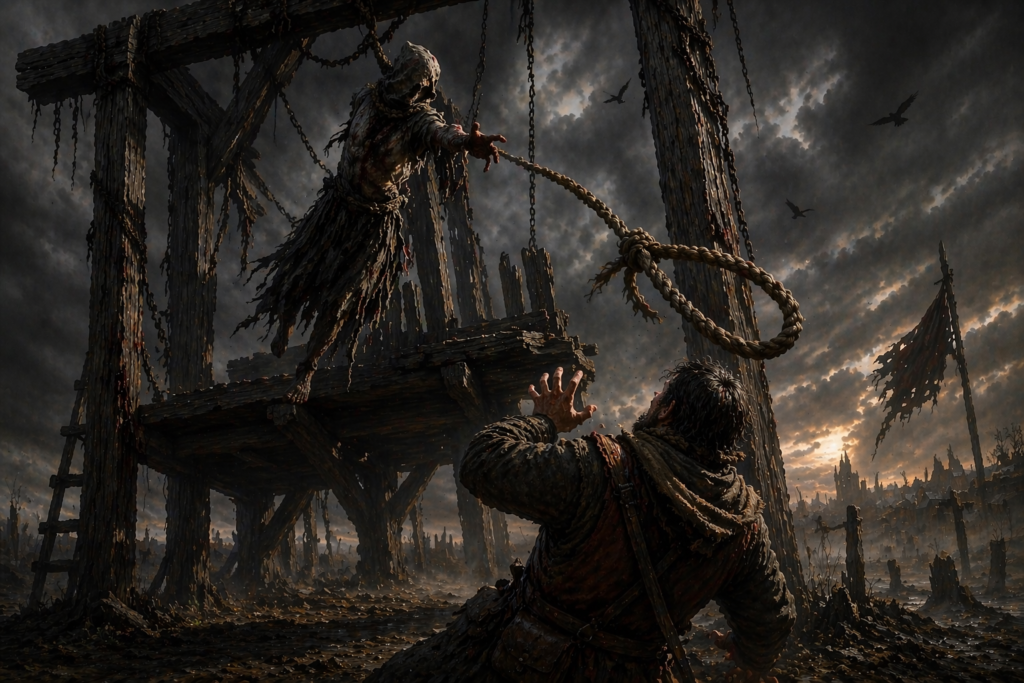 Hanged Man, the Judgment That Never Loosens