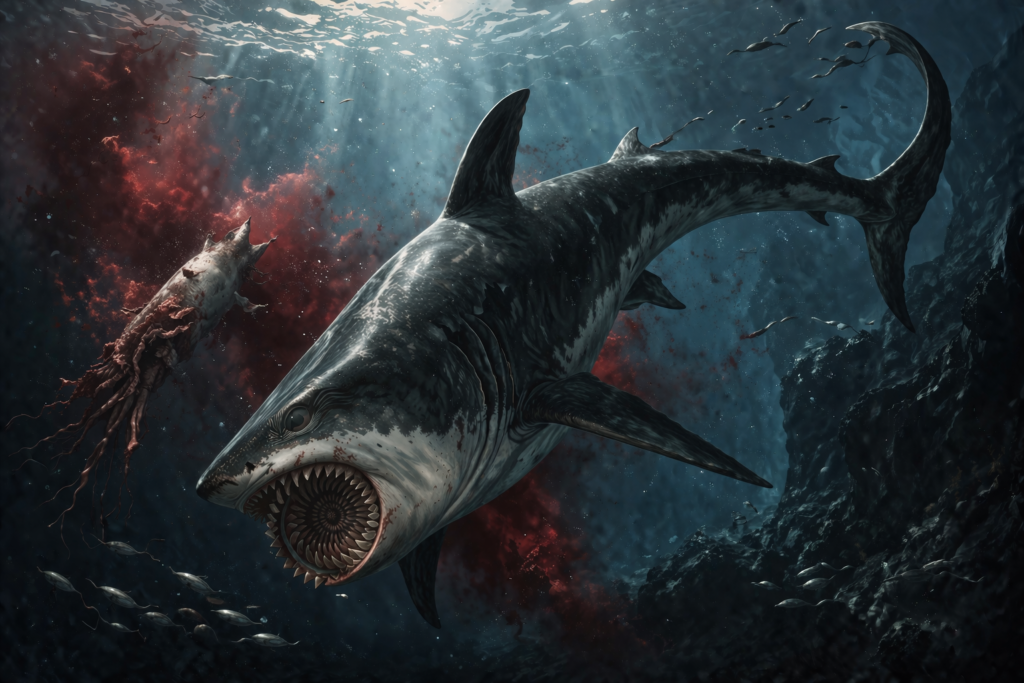 Shark, Helicoprion, the Spiral-Jawed Hunter