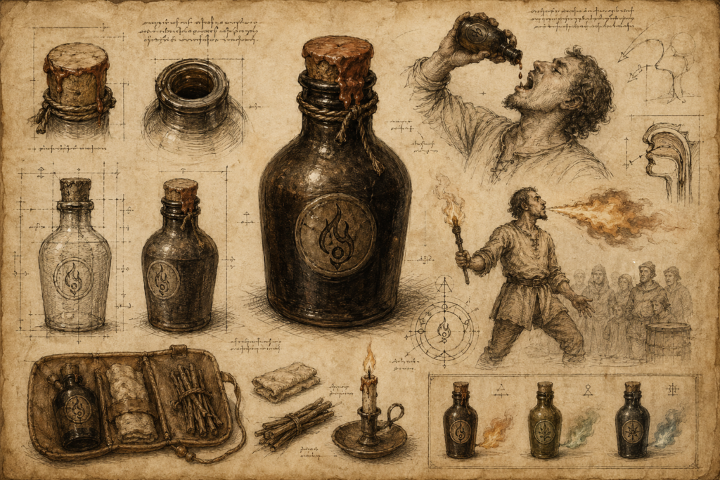 Keros Oil – Alchemical Firebreather’s Oil