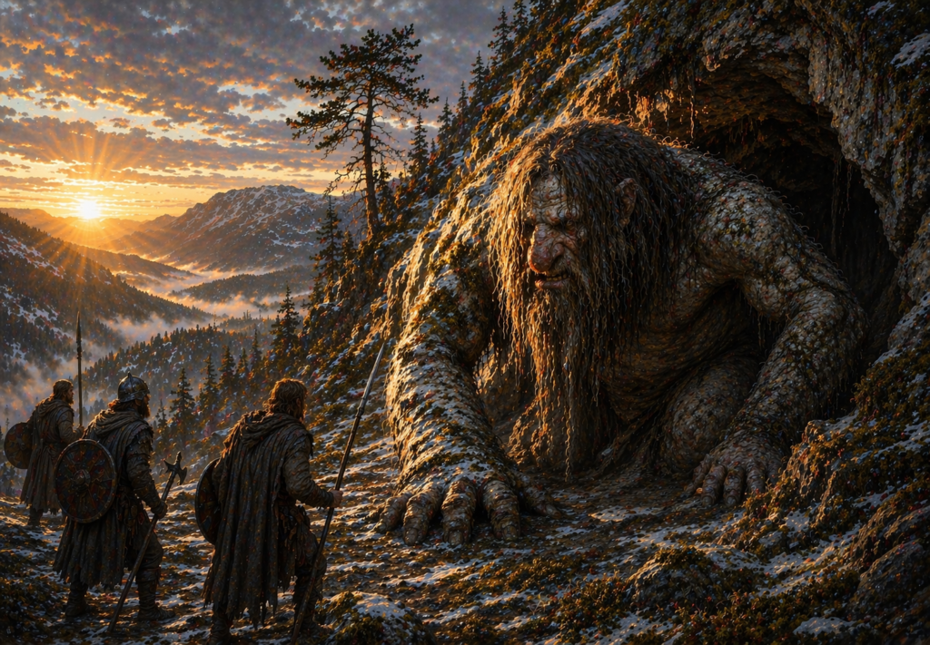 Norse Troll, the Devourer of the Old North