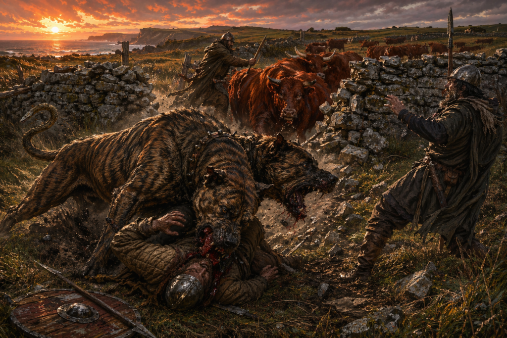 Orthrus, the Two-Headed Hound of Geryon