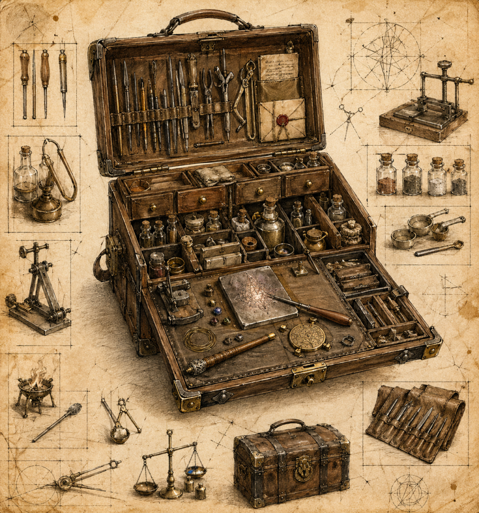 Portable Artificer’s Lab – Magic Item Crafting Gear