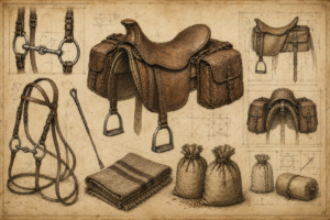Good Riding Kit Riding Kit — Mount Tack, Saddlebags, And Feed For Travel | Fantasy I ...