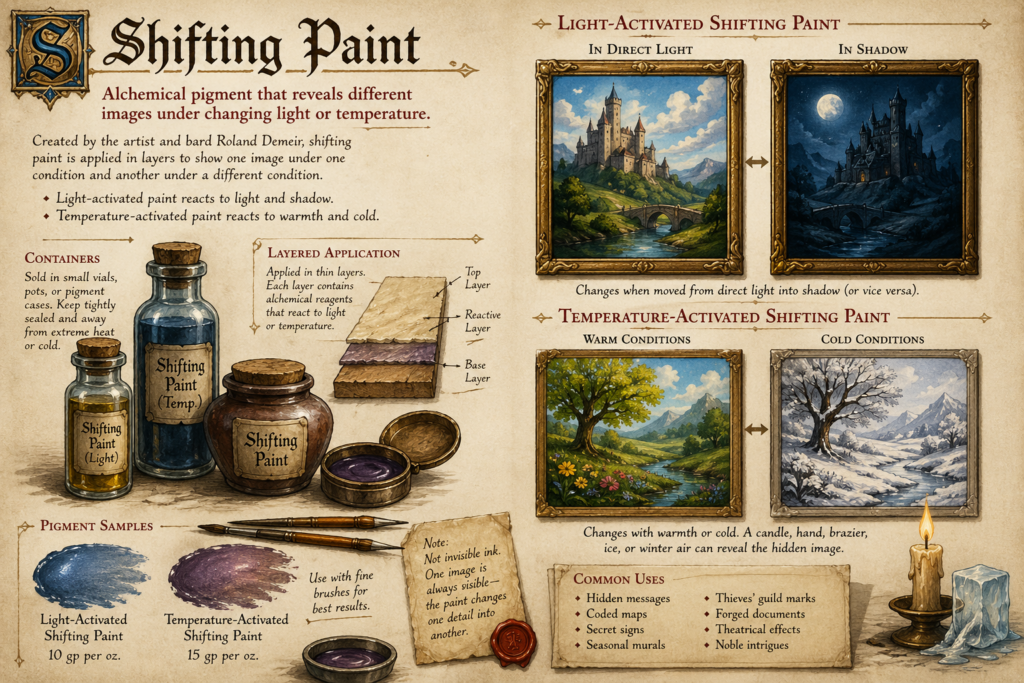 Shifting Paint | Alchemical Hidden Message