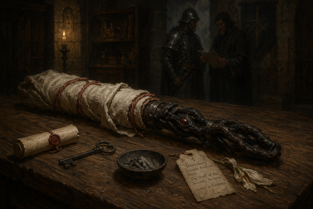 Staff of the Sexually Perverse | Cursed Magic Staff