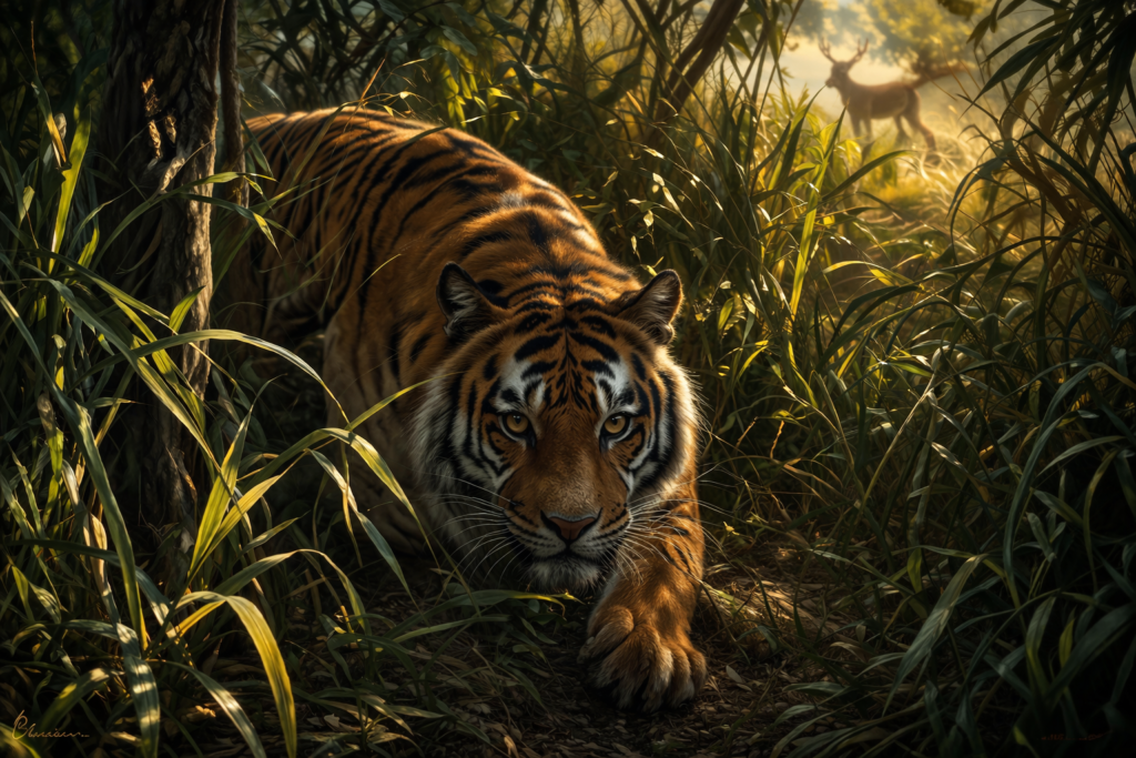 Tiger, the Silent Ambush Hunter