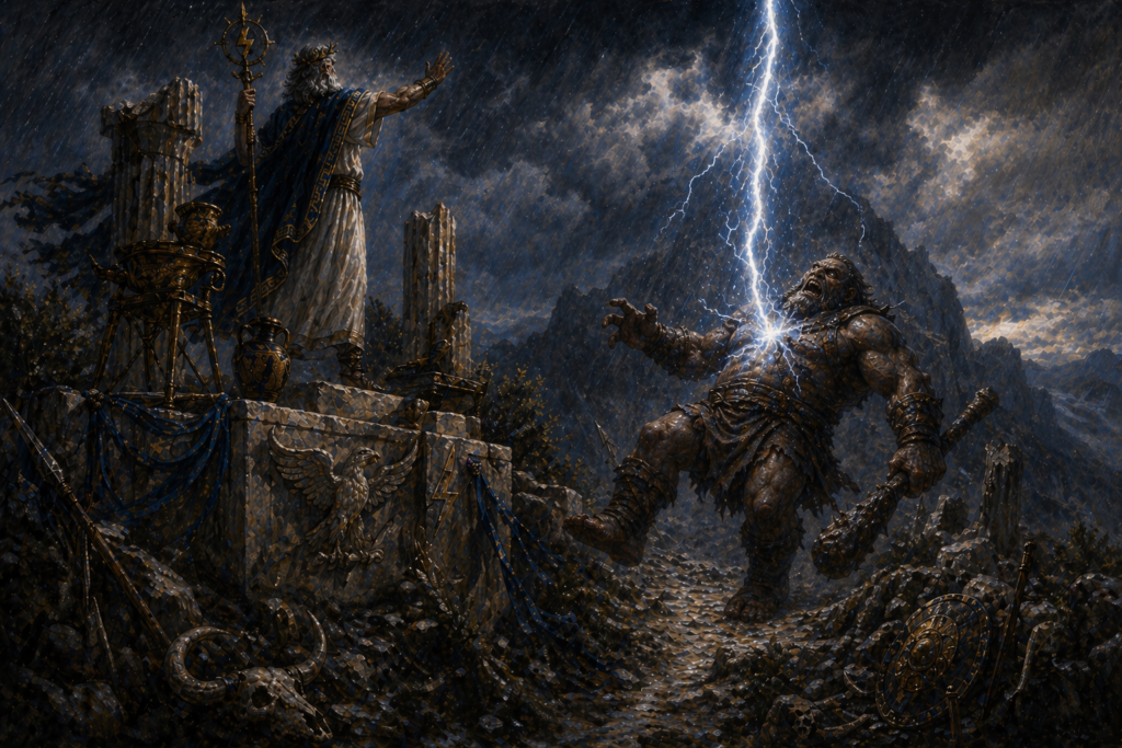 Spell, Zeus’s Fury spell, "Skyfather’s Judgment"