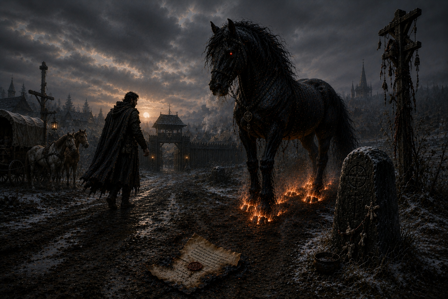 Call Nightmare Spell – Infernal Nightmare Mount