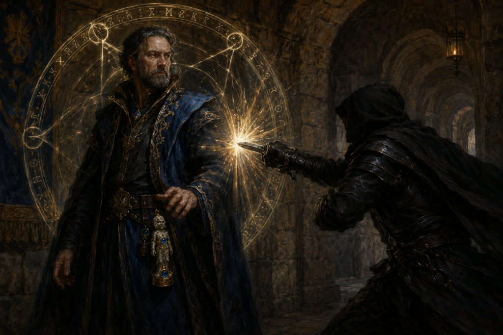 Contingency Spell, "The Archmage’s Hidden Answer"