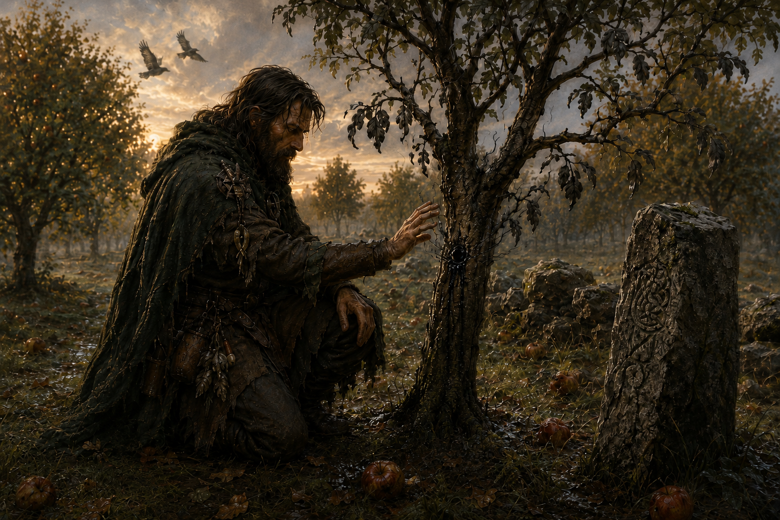 Darkseed Spell – Druid Cantrip for Plant Blight, Crop Sabotage, and Wilderness Mysteries