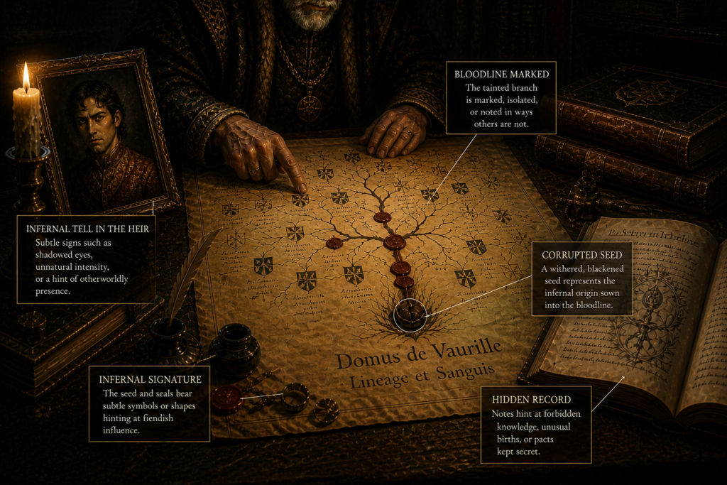Fiendish Seed Spell — Infernal Lineage Curse
