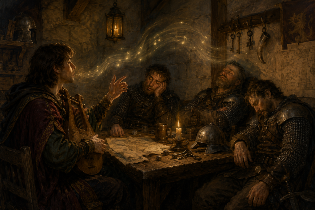 Lullaby Spell – Bardic Enchantment for Sleep