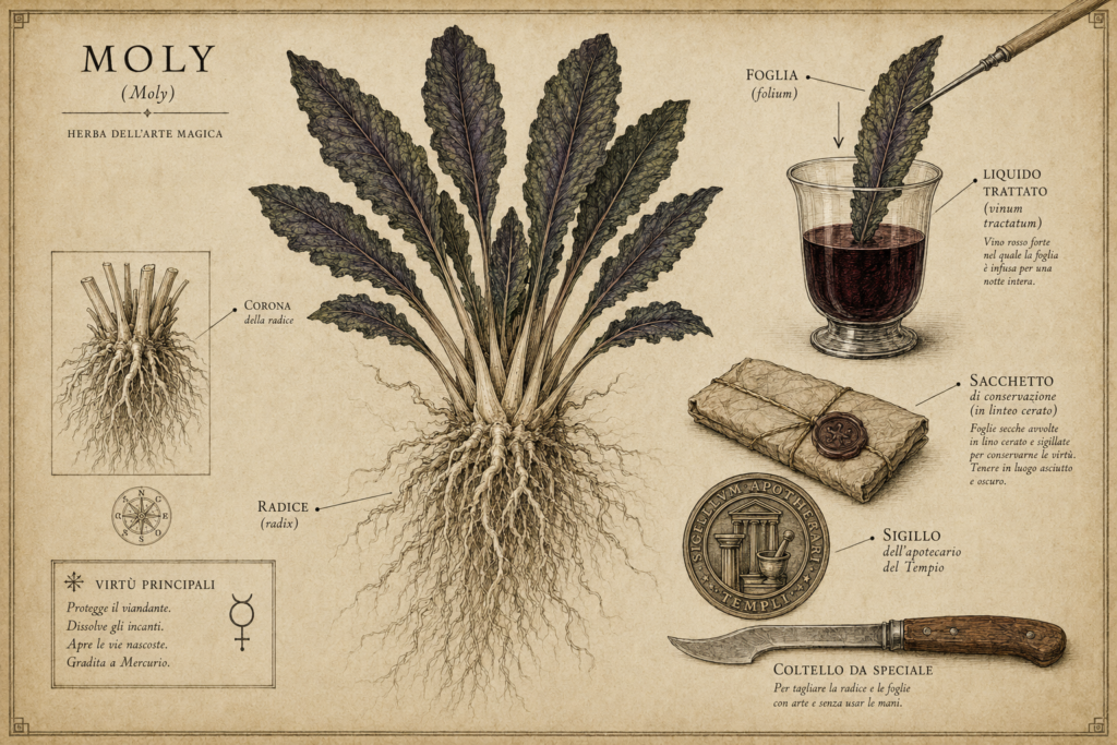 Moly Herb — Magical Poison and Potion Purifying Plant