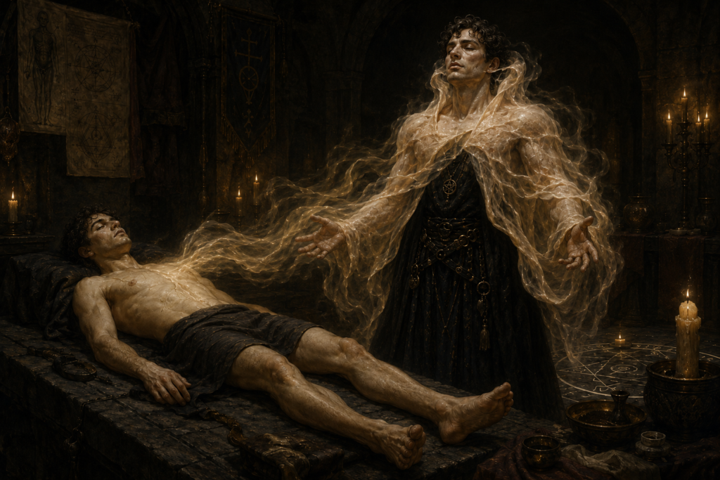 Mortal Cloak Spell — Identity, Disguise, and Borrowed Flesh Magic