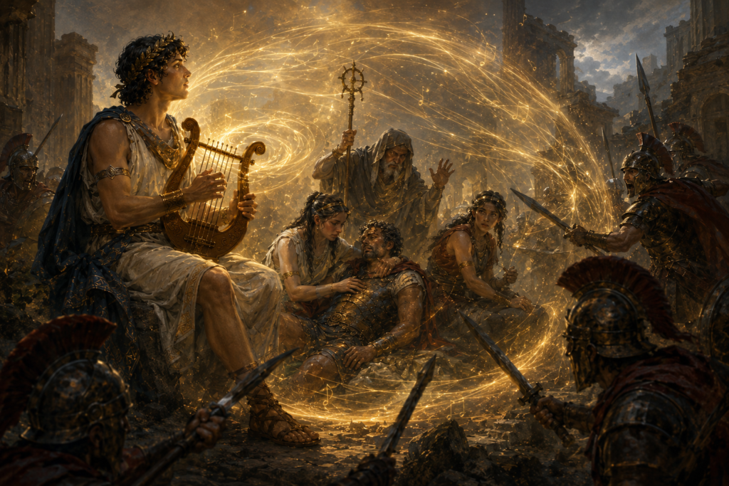 Orpheus's Song of Sanctuary, "Sanctuary of the Golden Lyre"