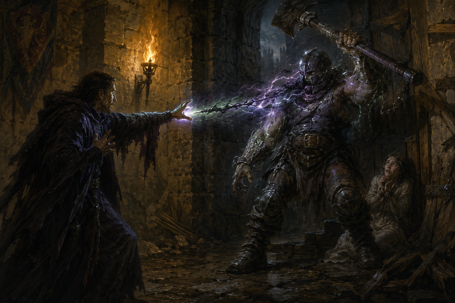 Ray of Enfeeblement Spell — Necromantic Weakening Magic
