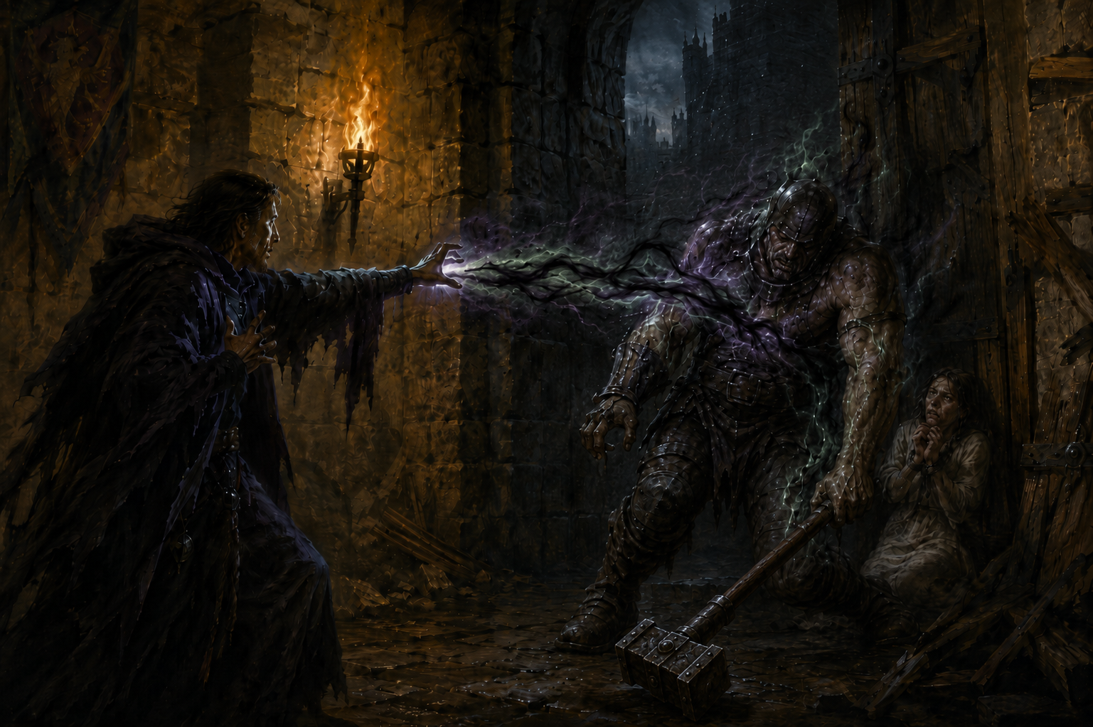 Ray of Enfeeblement Spell — Necromantic Weakening Magic
