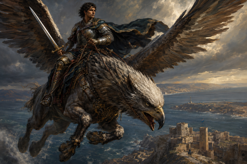 Ruggiero, Fate-Marked Knight of Bradamante and the Hippogriff