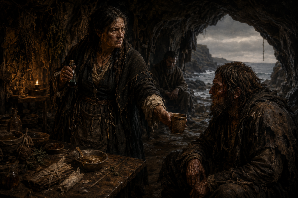 Sawney Bean, the Red King of the Tidal Cave