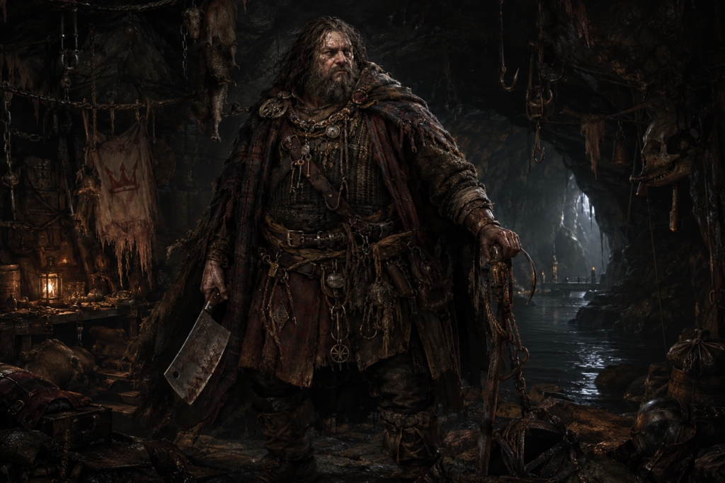 Sawney Bean, the Red King of the Tidal Cave