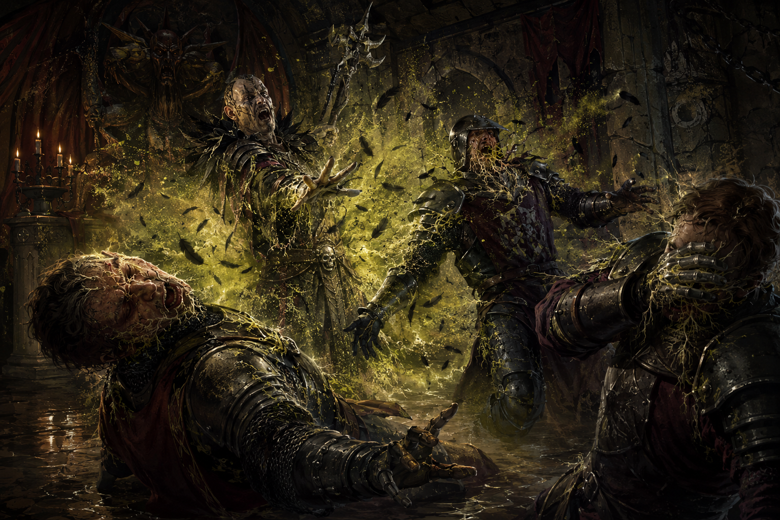 Spores of the Vrock Spell, Demonic Fungal Curse