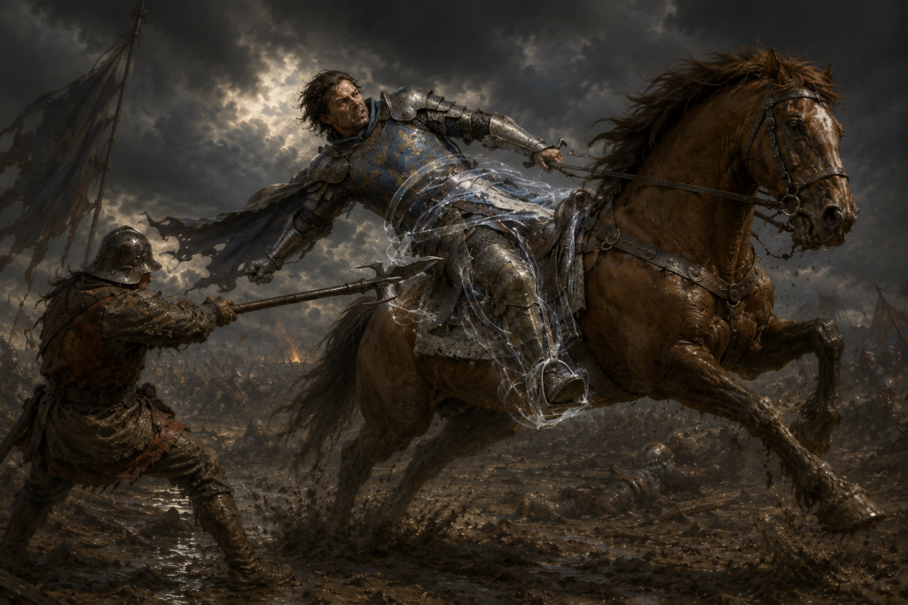 Sticky Saddle Spell — Mounted Combat Magic