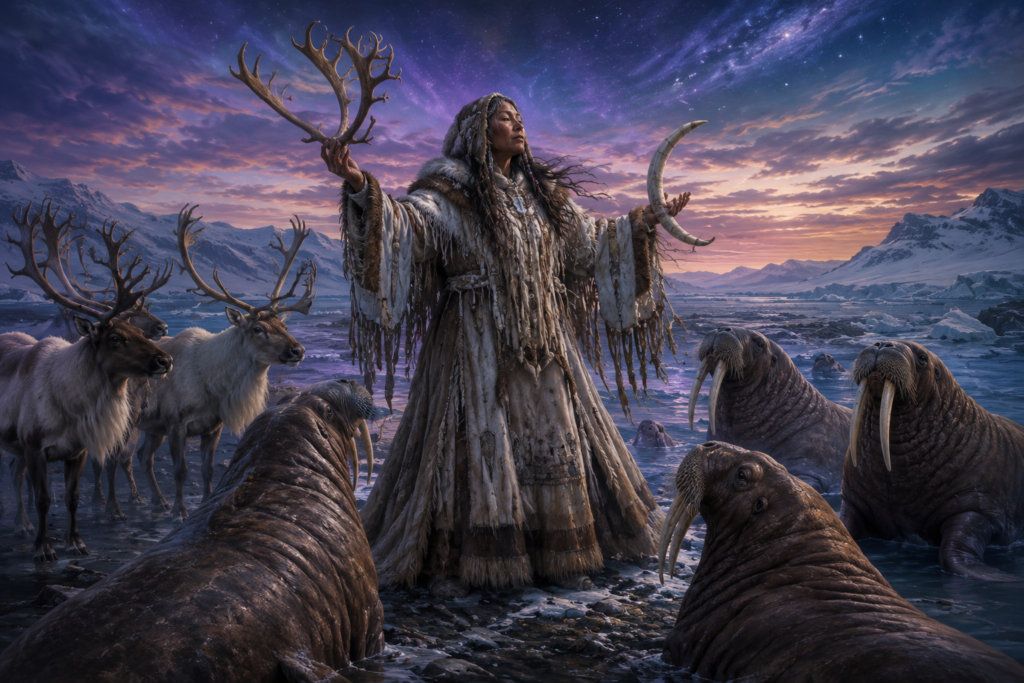 A’akuluujjusi: Inuit Creator Mother of Caribou and Walrus