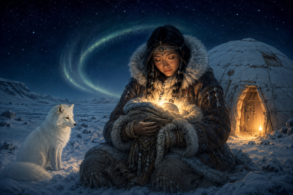 Akna, Inuit Goddess of Childbirth and Fertility