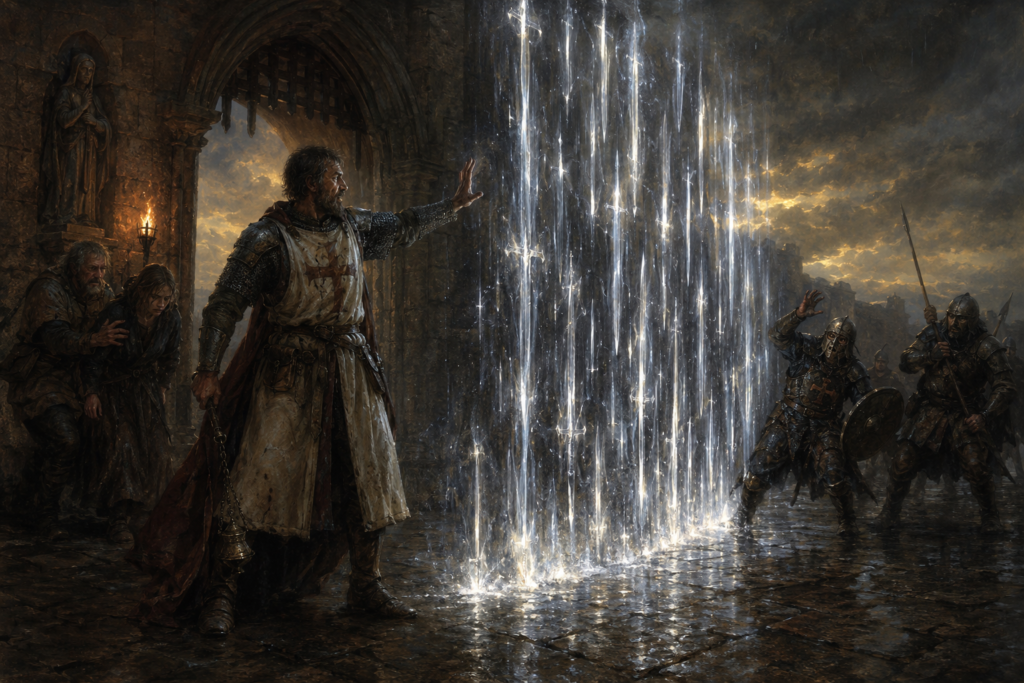 Blade Barrier Spell: Whirling Blades of Sacred Force and Divine Judgement