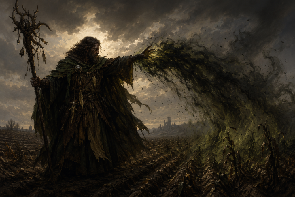 Bleak Harvest Spell: Divine Crop Blight, Famine Curse, and Sacred Wrath
