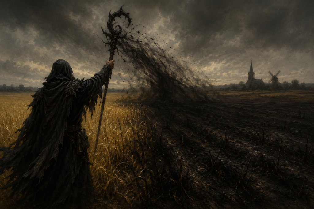 Bleak Harvest Spell: Divine Crop Blight, Famine Curse, and Sacred Wrath