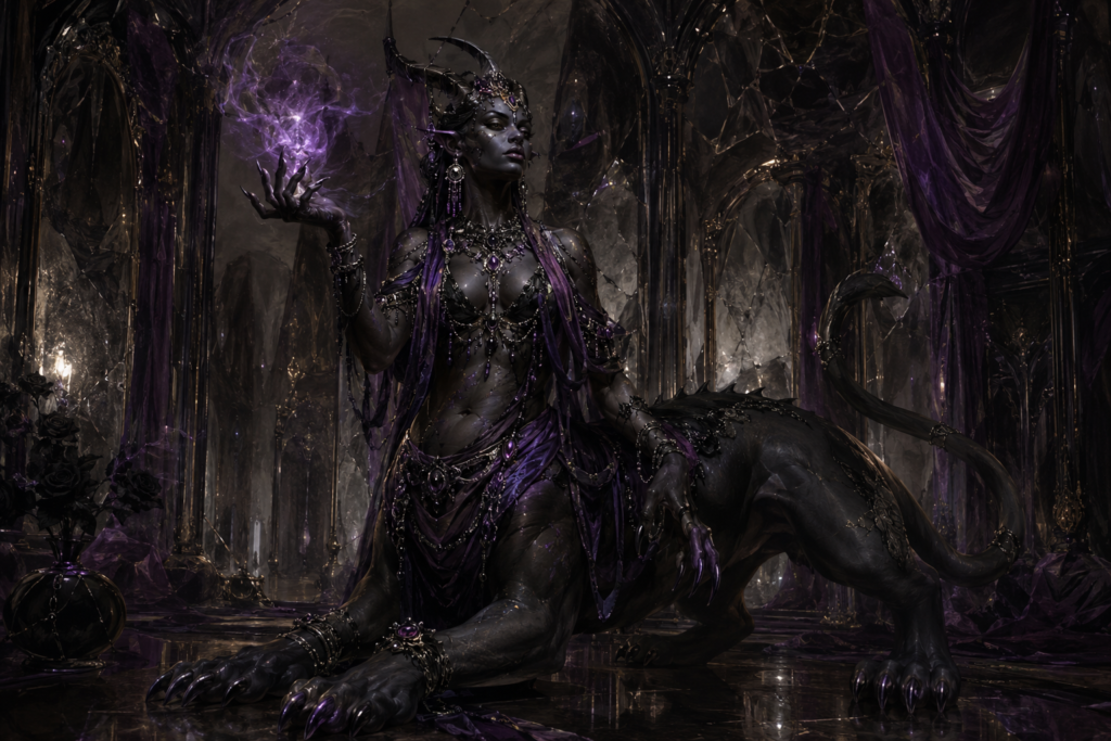 Euosha, Concubine of Graz’zt – Unique Lamia