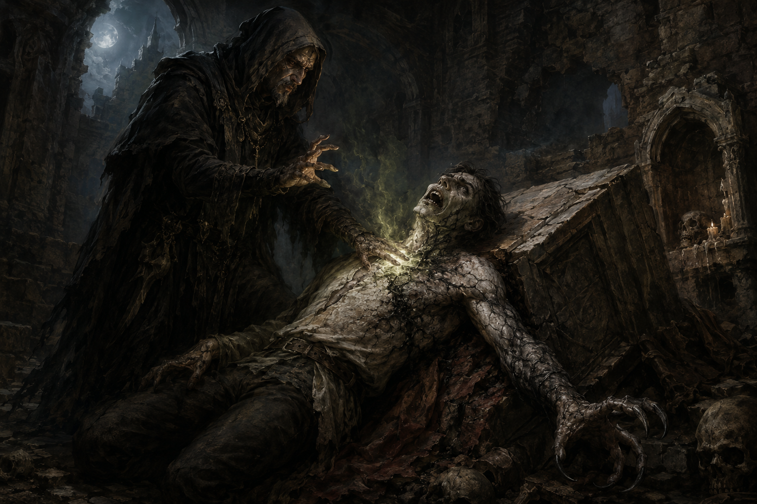 Ghoul Gauntlet Spell – The Necromancy That Turns the Living into Ghouls