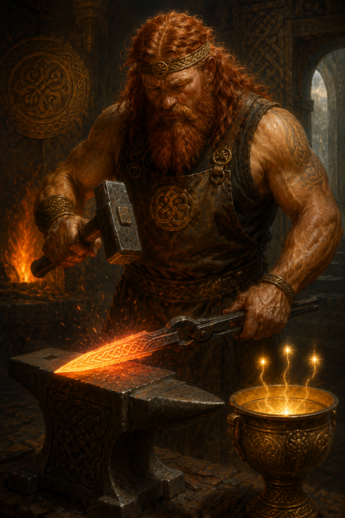 Goibhniu, Irish God of Smithing, Brewing, and the Deathless Feast
