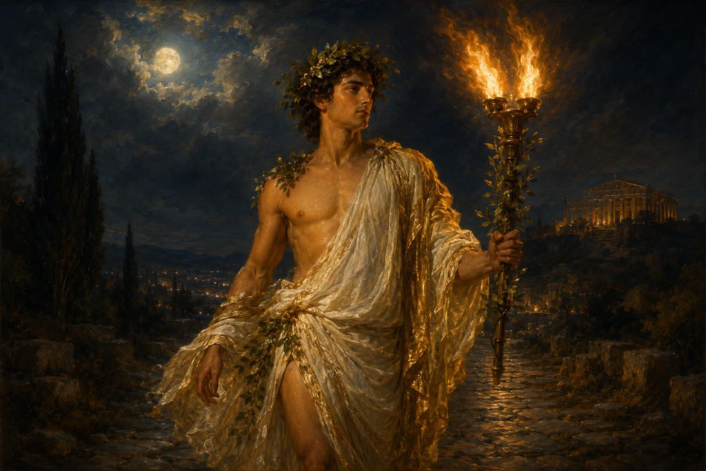 Iacchus – Torch-Bearer of the Eleusinian Mysteries