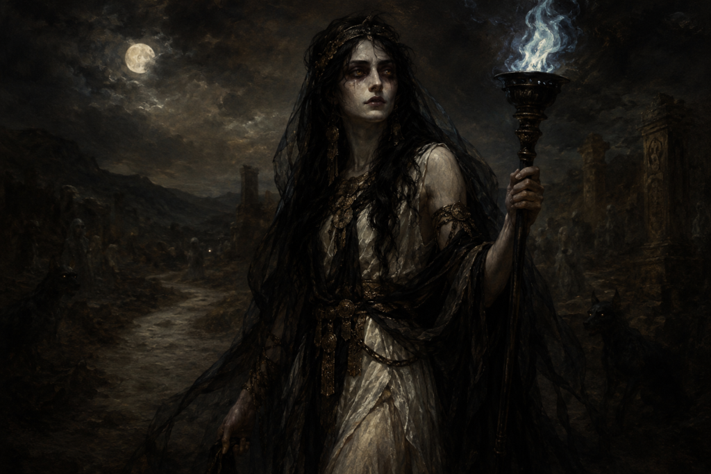 Lampades — Torch-Bearing Nymphs of the Underworld