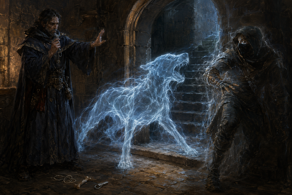 Mage’s Faithful Hound Spell: Phantom Watchdog and Guardian Magic