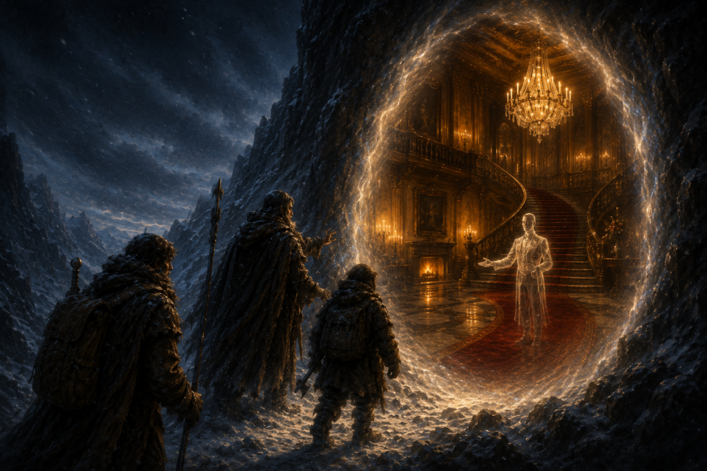 Mage’s Magnificent Mansion Spell: Extradimensional Refuge, Hidden Door, and Arcane Banquet