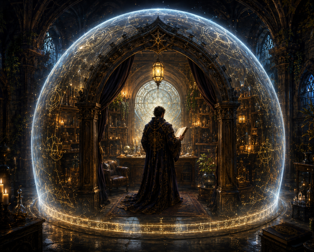 Mage’s Private Sanctum Spell: Privacy Ward, Anti-Scrying Magic, and Secret Council