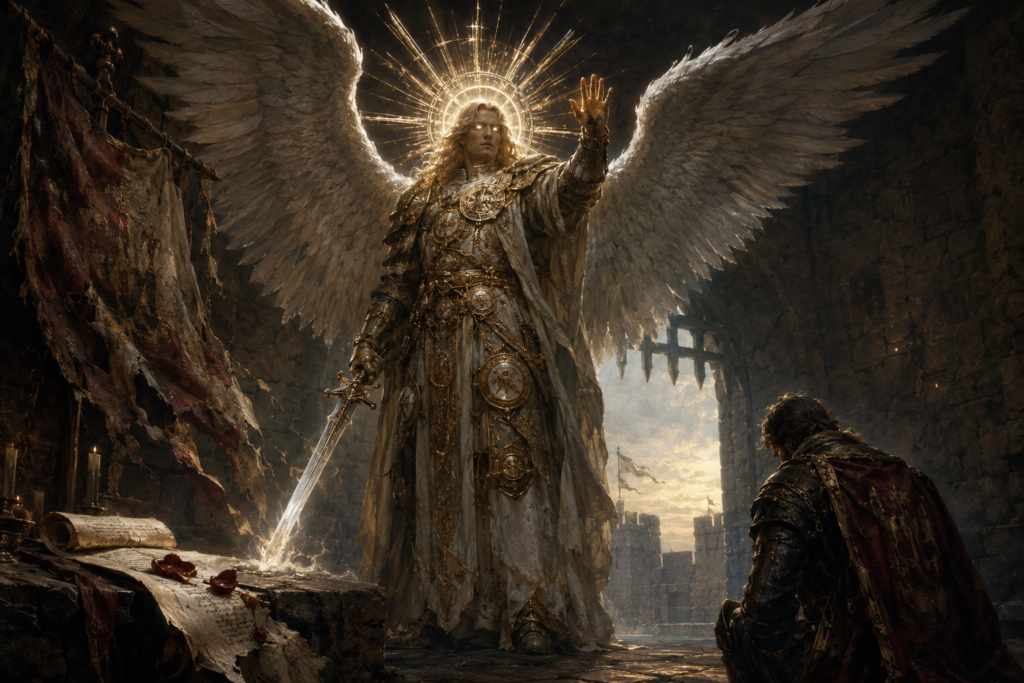 Angel Malakhim: Celestial Messenger of Oath and Judgement
