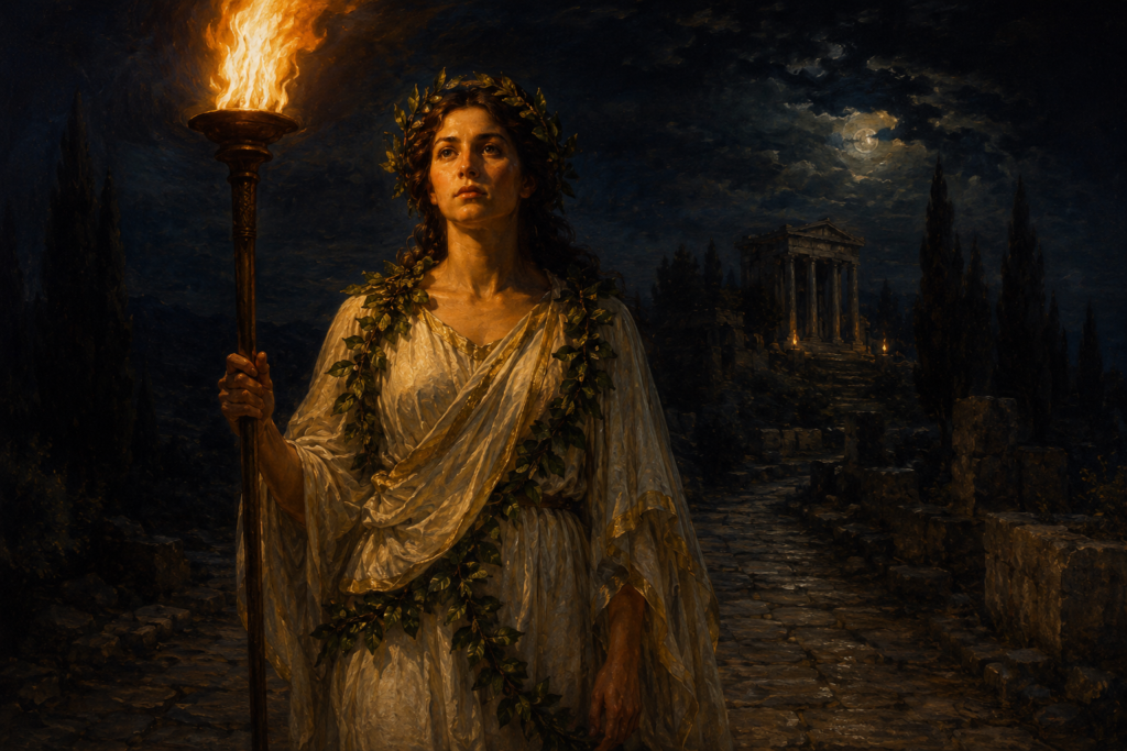 Iacchus – Torch-Bearer of the Eleusinian Mysteries