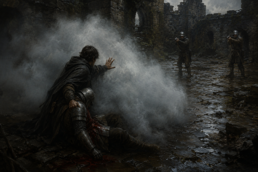 Obscuring Mist Spell: Defensive Fog, Concealment, and Battlefield Escape