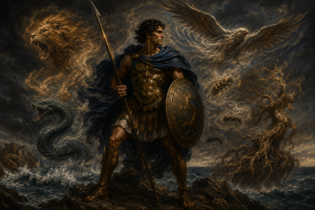 Periclymenus, Poseidon-Blooded Shapeshifter of Pylos
