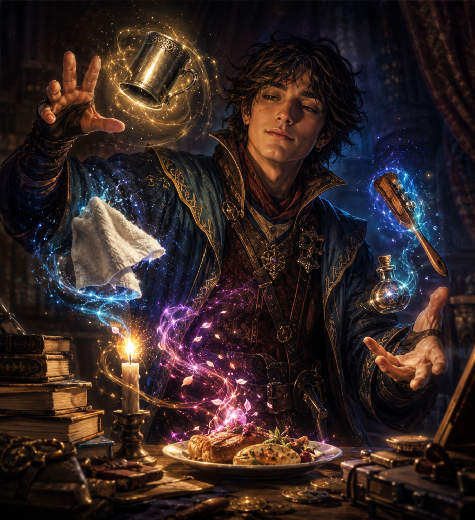 Prestidigitation Spell: Minor Wonders, Arcane Tricks, Magical Cleaning, and Everyday Enchantments