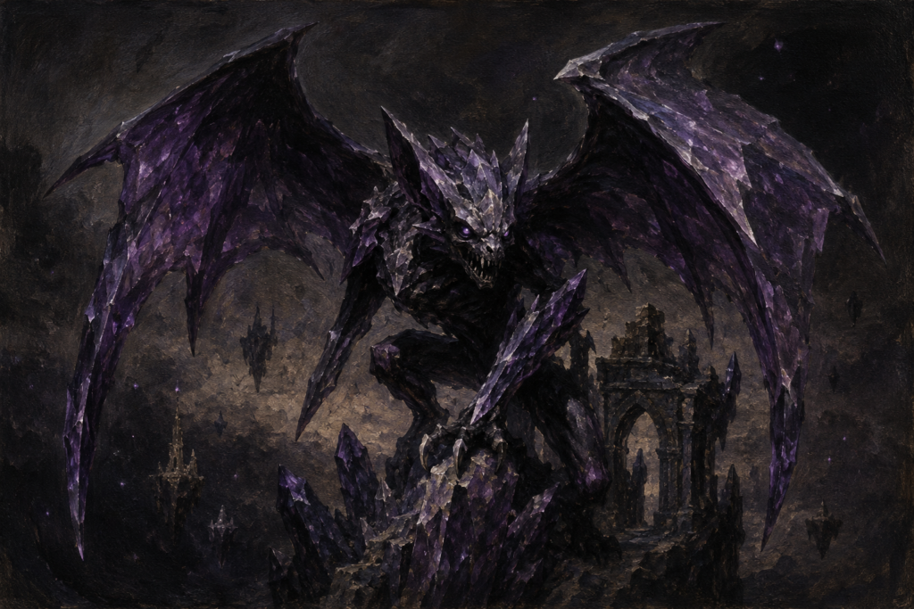 Sceaduinar — Void-Raptor of the Negative Energy Plane