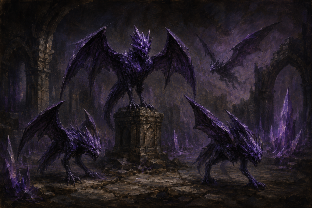 Sceaduinar — Void-Raptor of the Negative Energy Plane