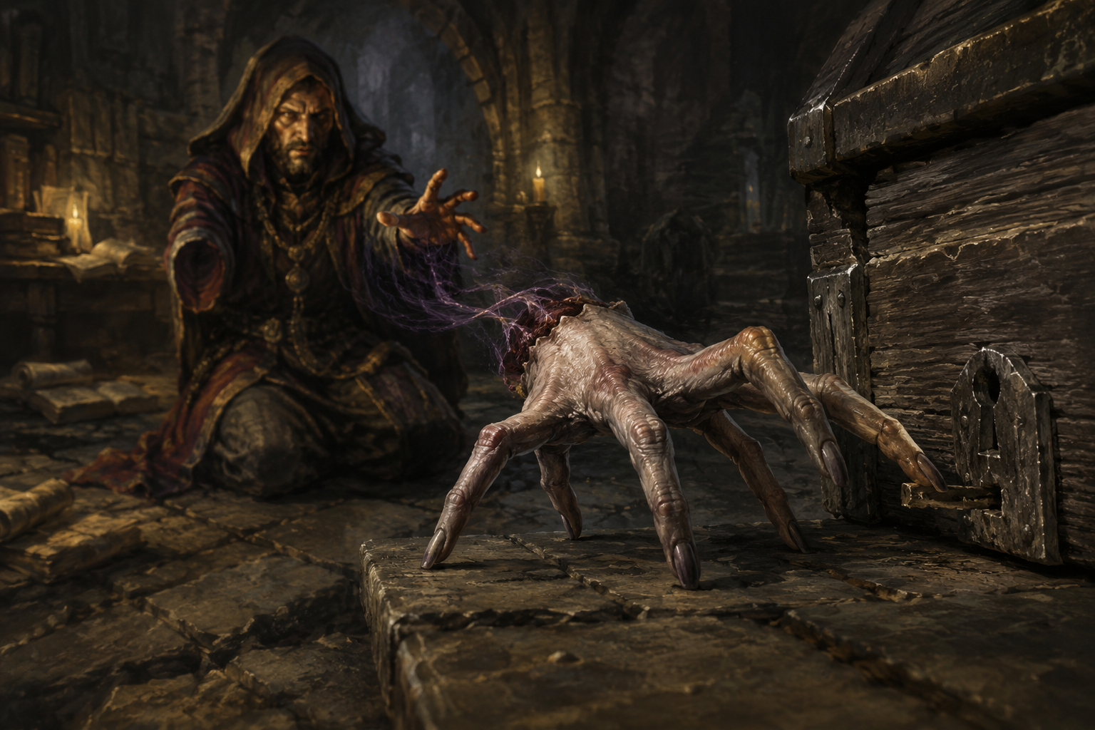 Spider Hand Spell: The Crawling Hand That Sees
