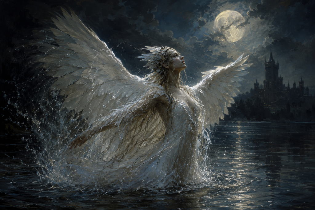 Swan Maiden – Fey Shapechanger and Feather-Cloak Bride