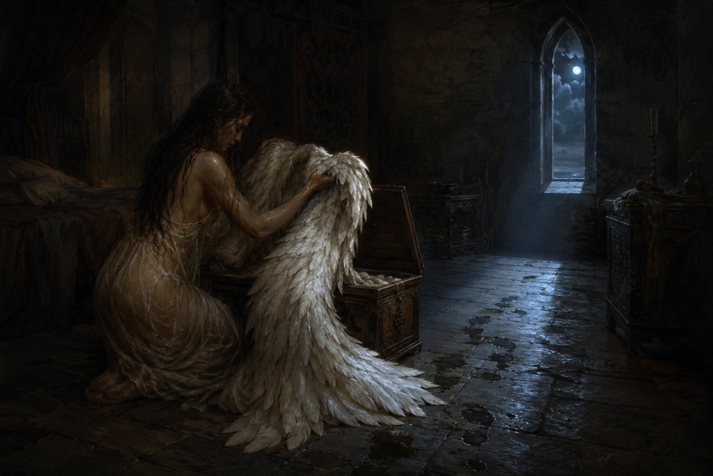 Swan Maiden – Fey Shapechanger and Feather-Cloak Bride
