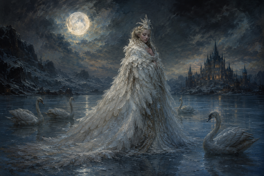 Swan Maiden – Fey Shapechanger and Feather-Cloak Bride